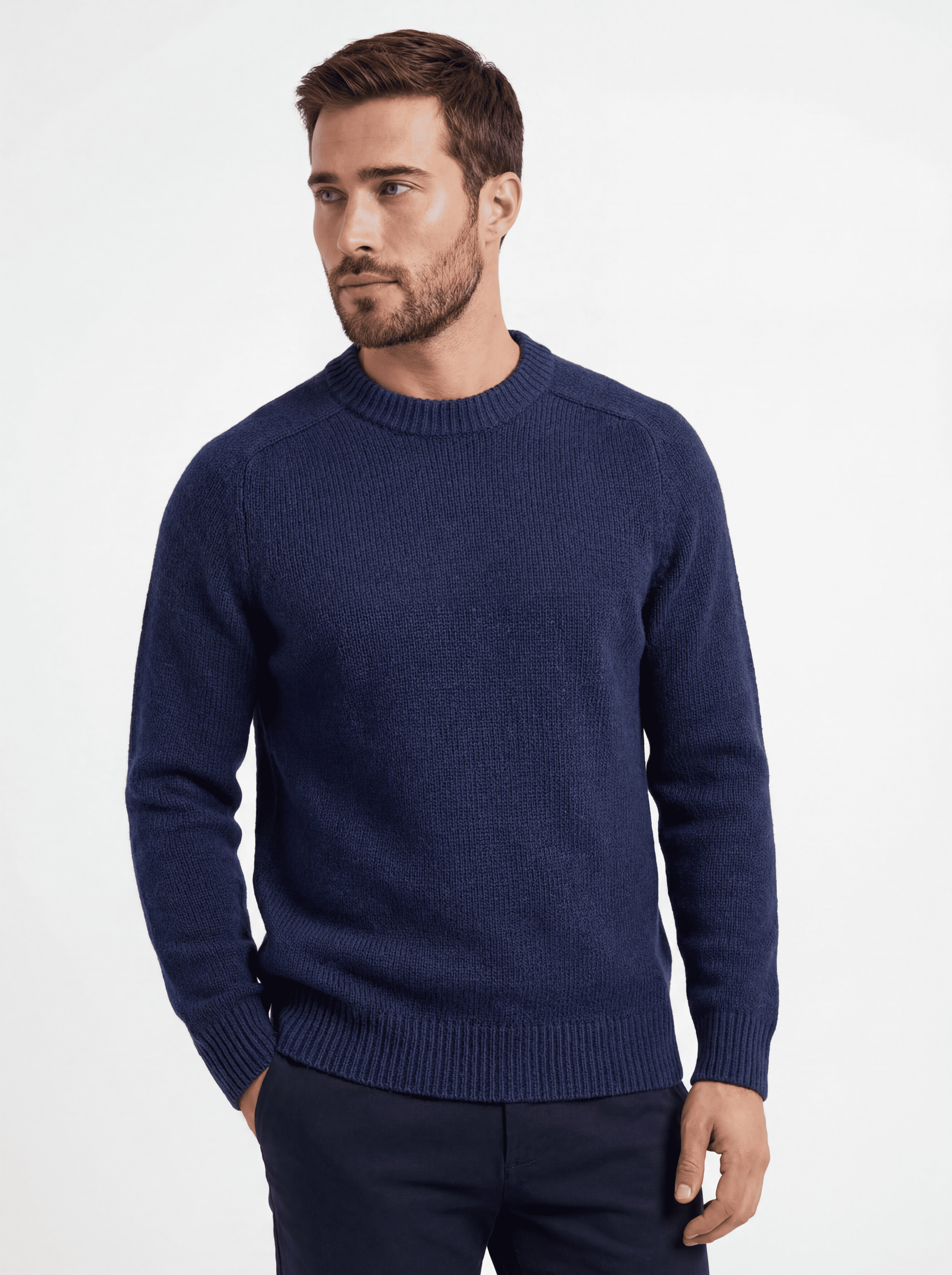 The Winter Knit Marine Navy