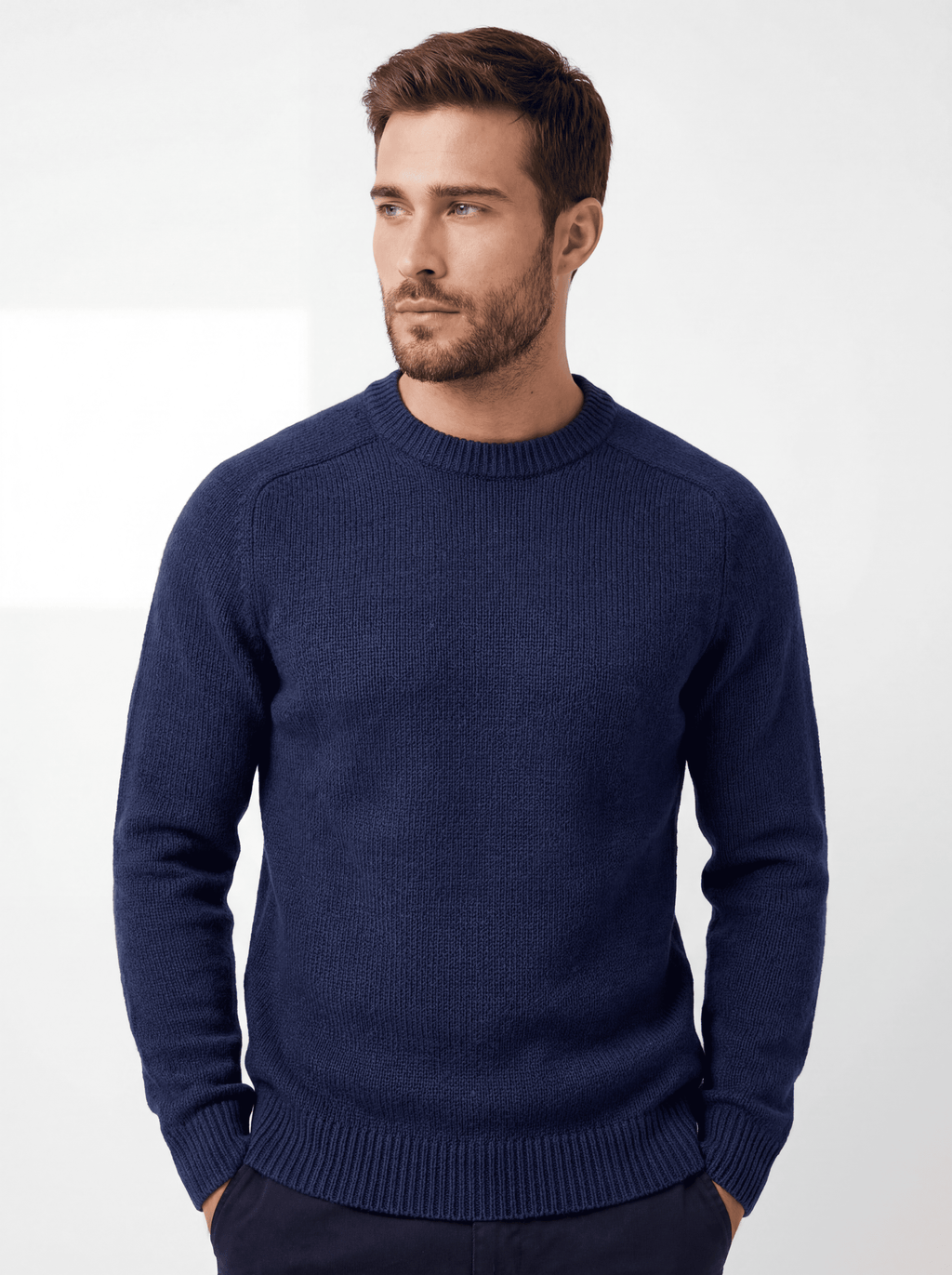 The Winter Knit Marine Navy