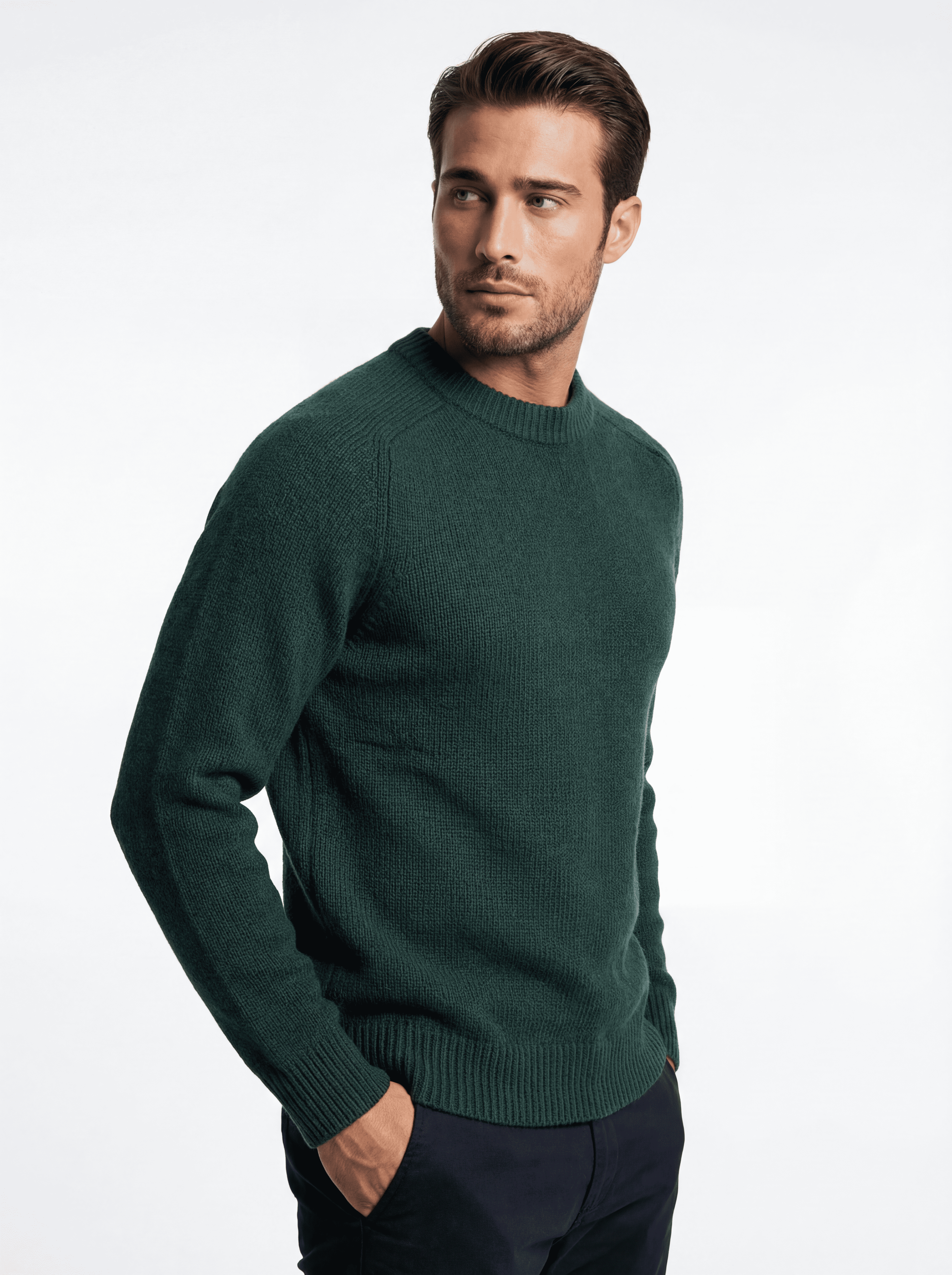 The Winter Knit Forest Green